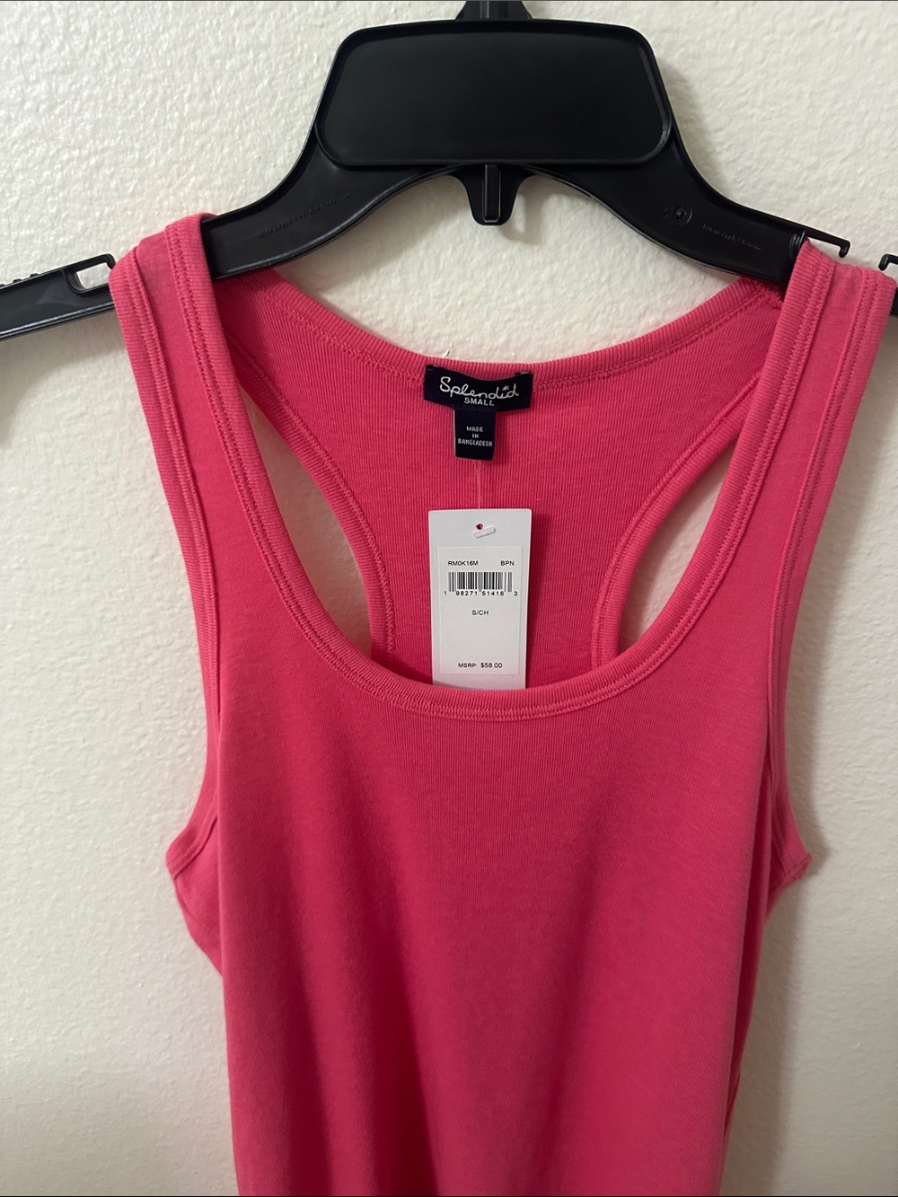 Splendid Hot Pink Racerback Tank - Picture 2 of 3
